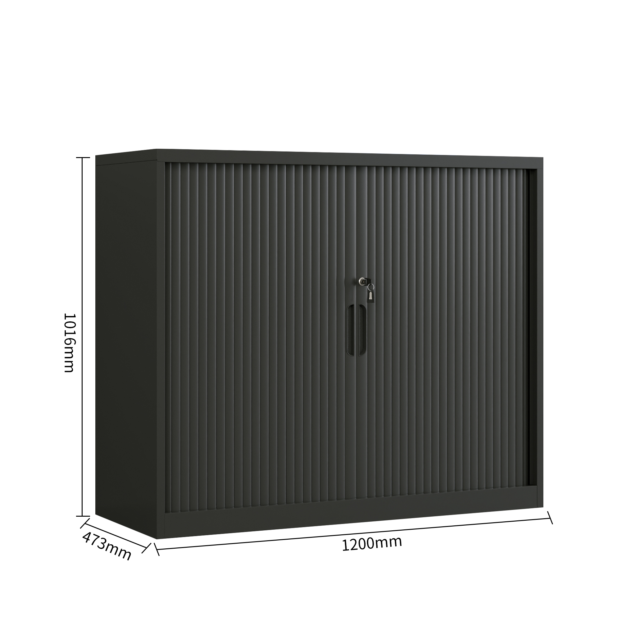1200W Half Height Tambour Door Unit - Image 4