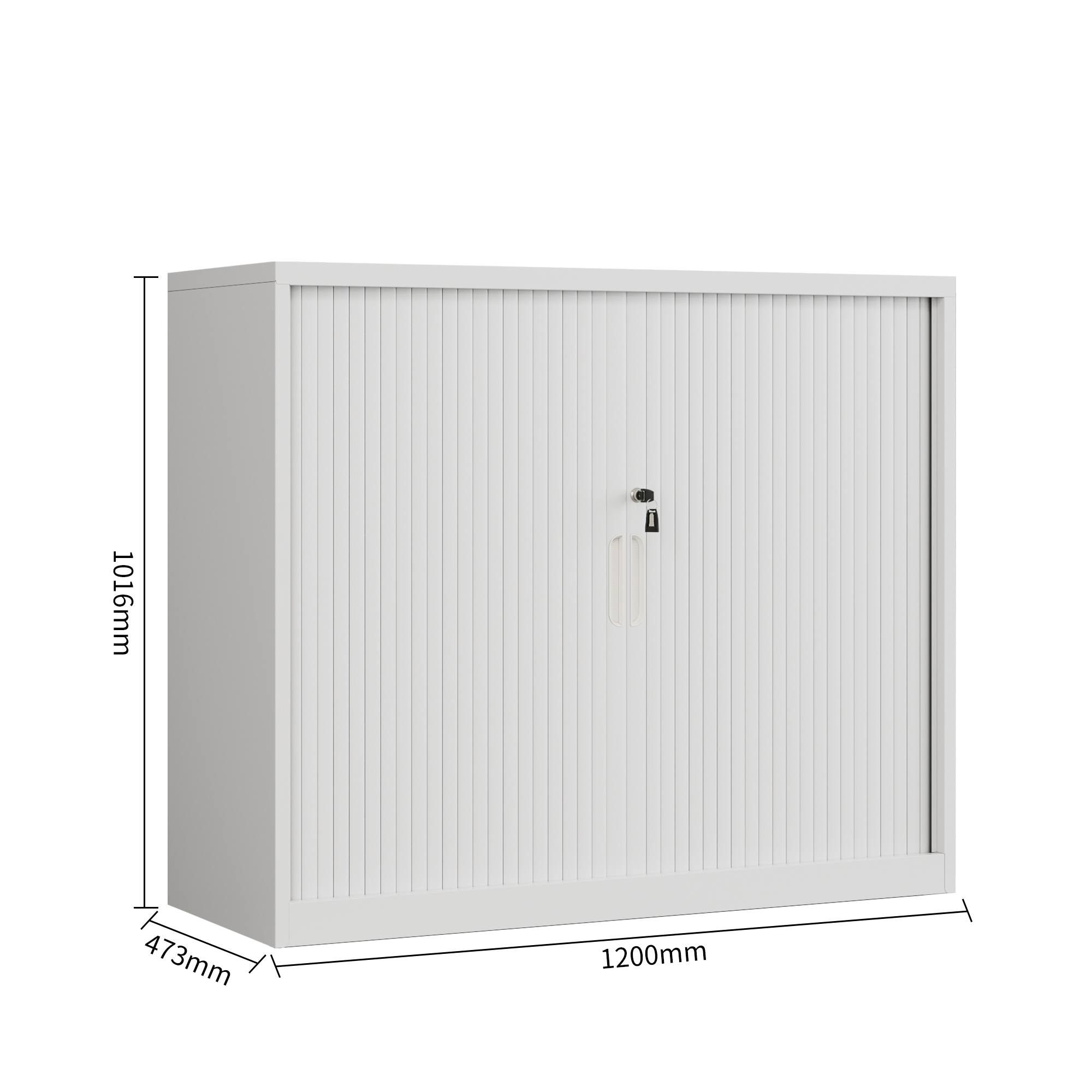 1200W Half Height Tambour Door Unit - Image 3
