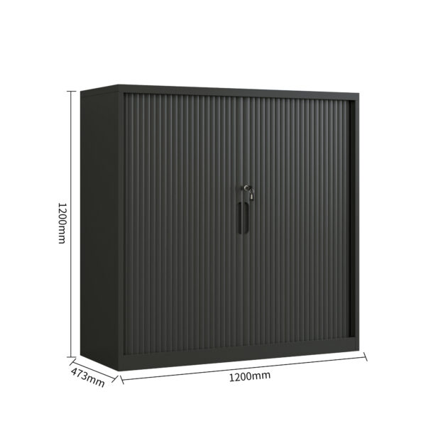1200W Medium Height Tambour Door Unit - Image 4