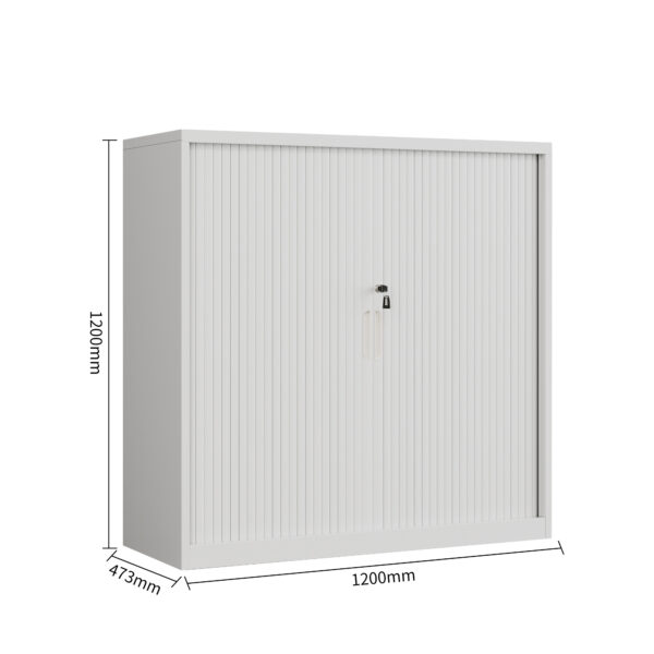 1200W Medium Height Tambour Door Unit - Image 3