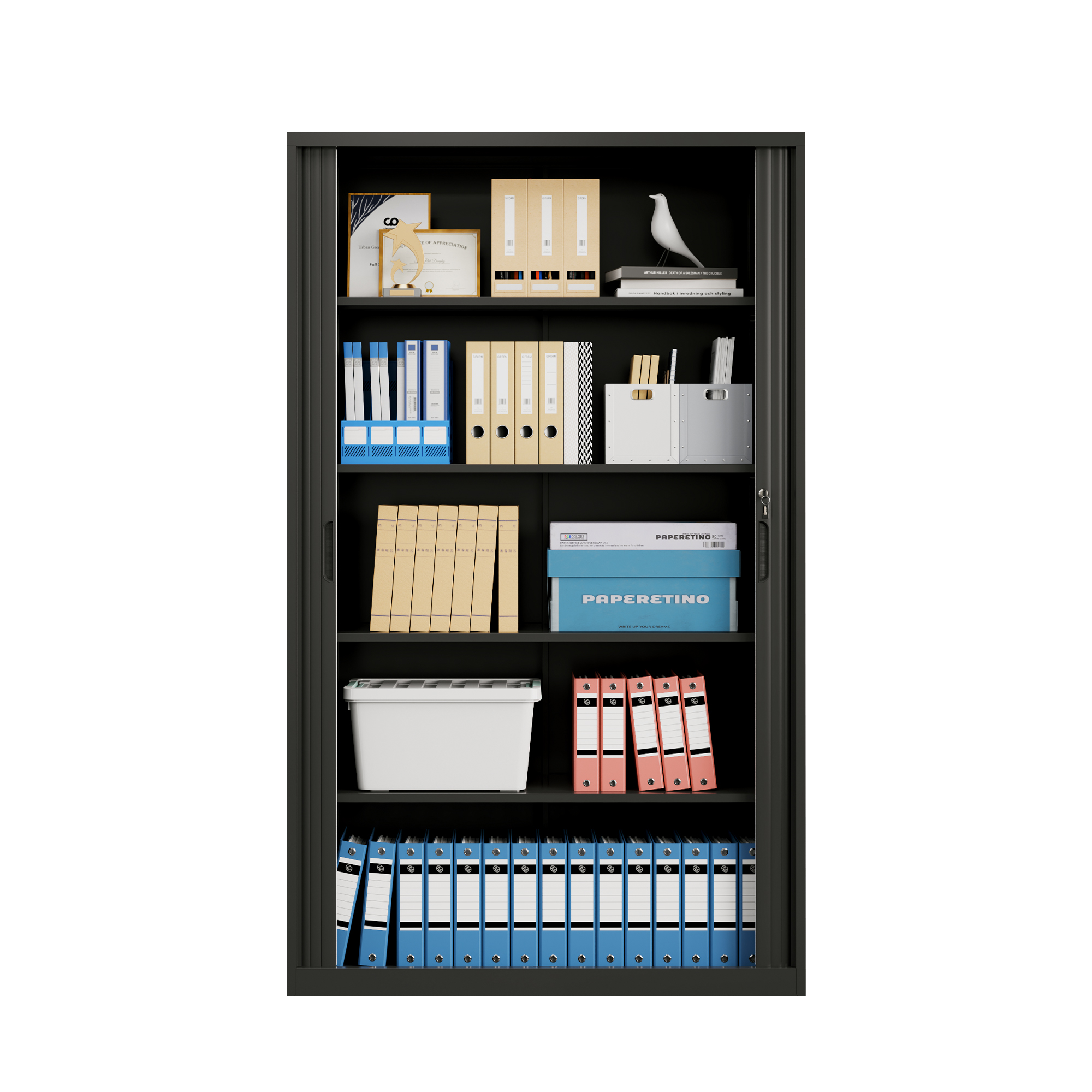 1200W Full Height Tambour Door Unit - Image 5