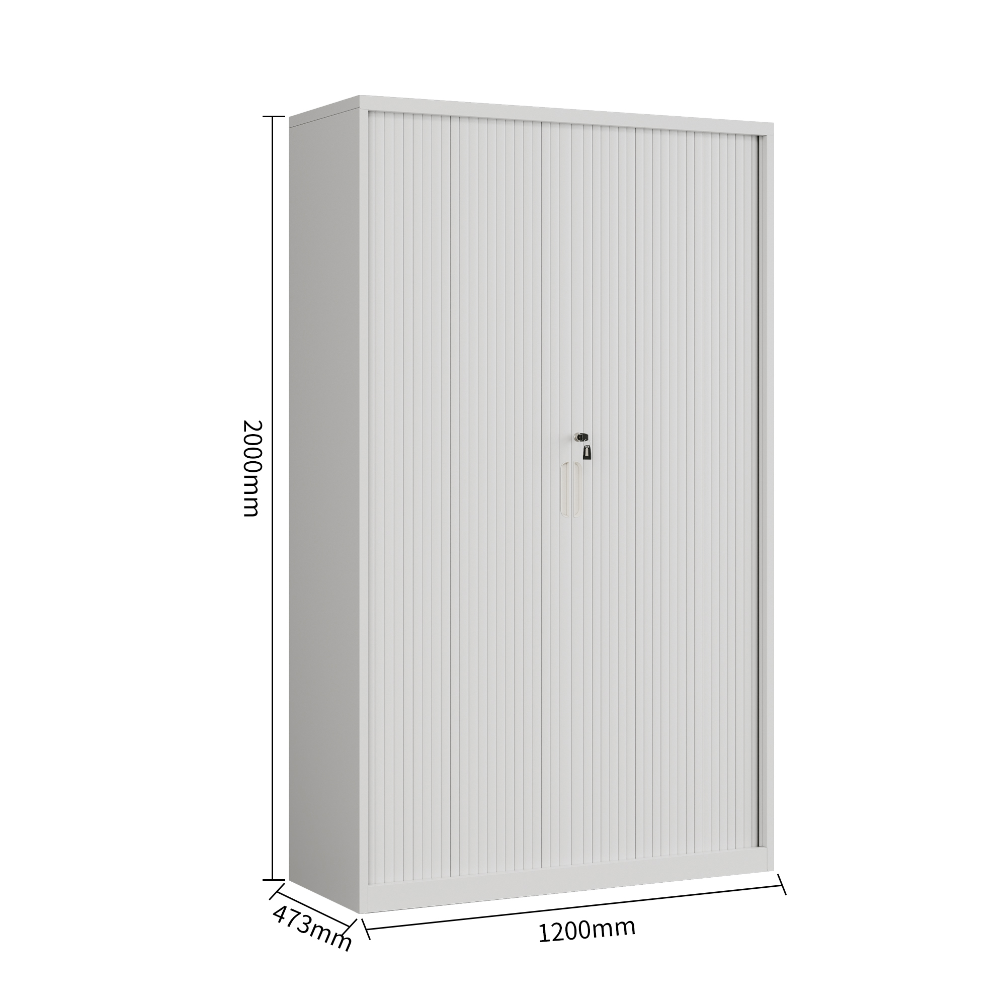 1200W Full Height Tambour Door Unit - Image 3