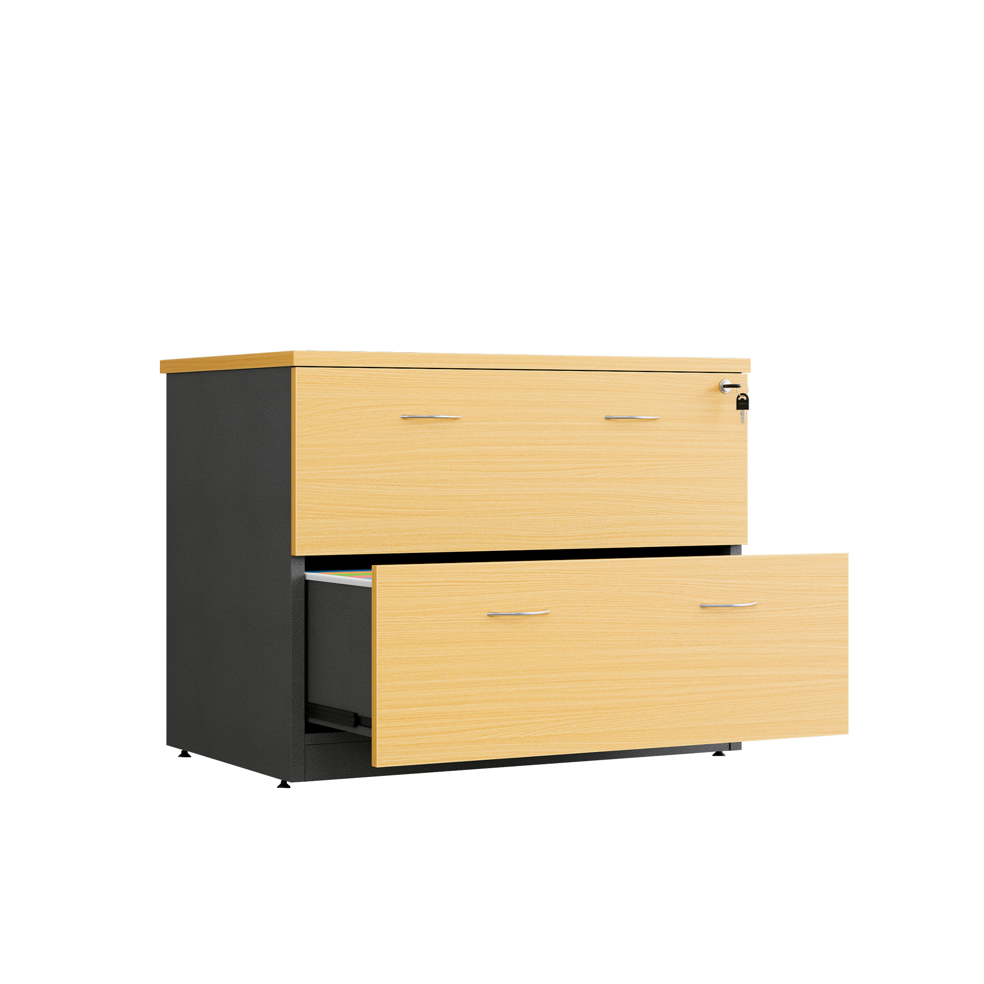 Lateral Filing Cabinet 2 Drawer - Image 3