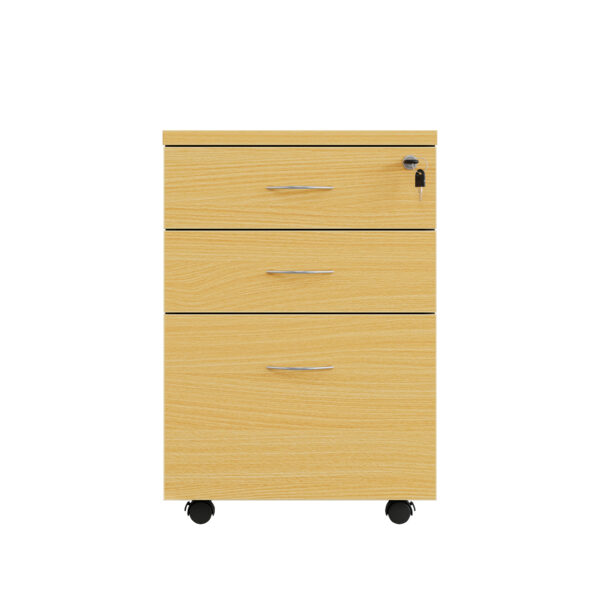 Mobile Pedestal 2 Dr + 1 File - Image 4