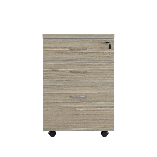 Mobile Pedestal 2 Dr + 1 File - Image 3