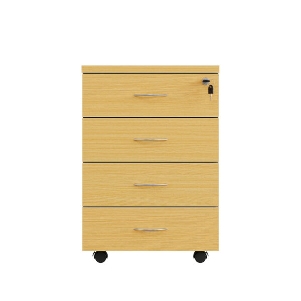 Mobile Pedestal 4 Drawer - Image 2