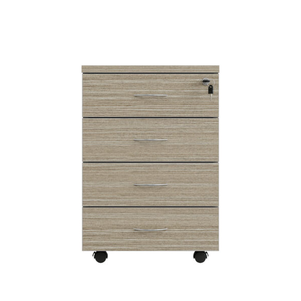 Mobile Pedestal 4 Drawer - Image 4